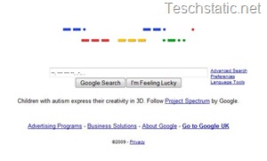 Google - Samuel Morse Logo