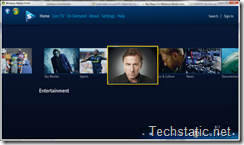 Sky Player in Windows Media Centre