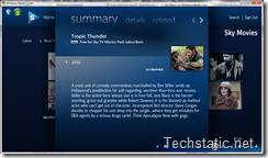 Sky Player in Windows Media Centre