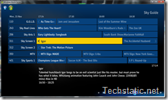 Sky Player in Windows Media Centre