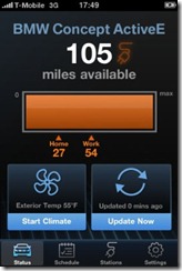 BMW ConceptE - iPhone App